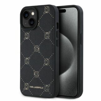 Karl Lagerfeld MagSafe Karl Head iPhone 15 Case - Black