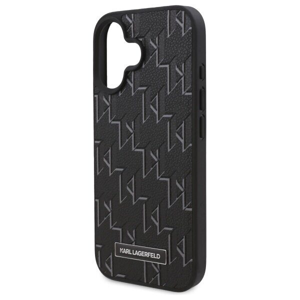 Karl Lagerfeld Hot Stamp MagSafe iPhone 16 Plus Case - Black - imagine 6