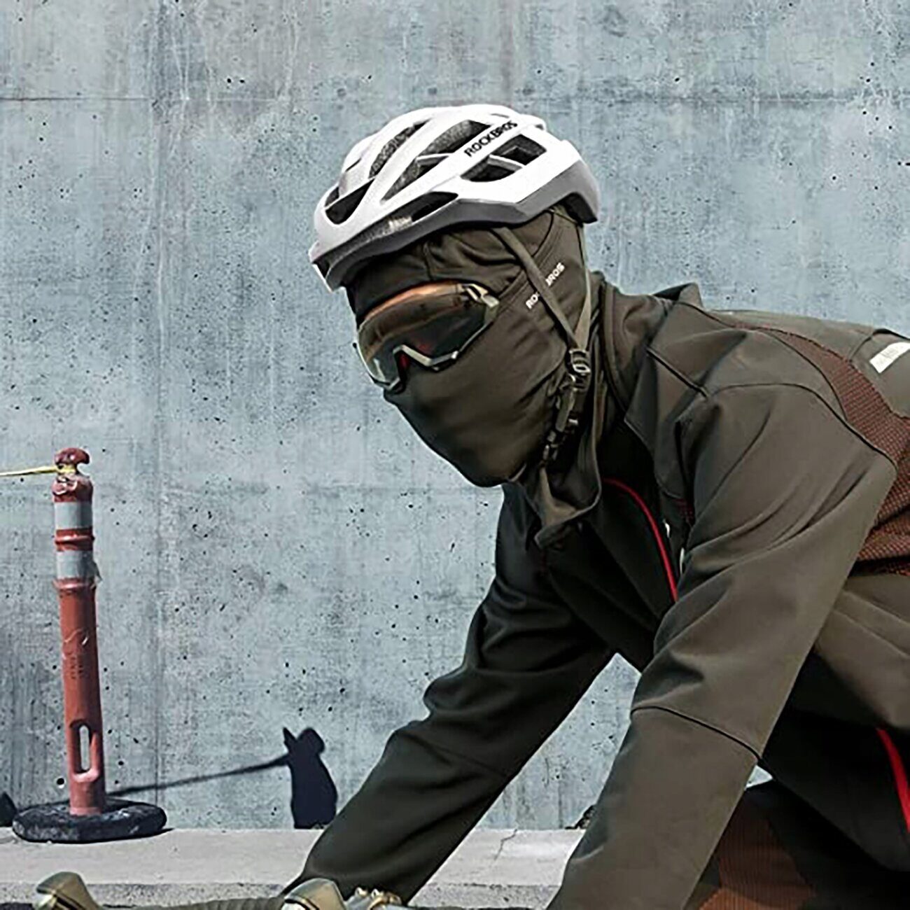 Rockbros LF7345BK sports balaclava insulated - black - imagine 6