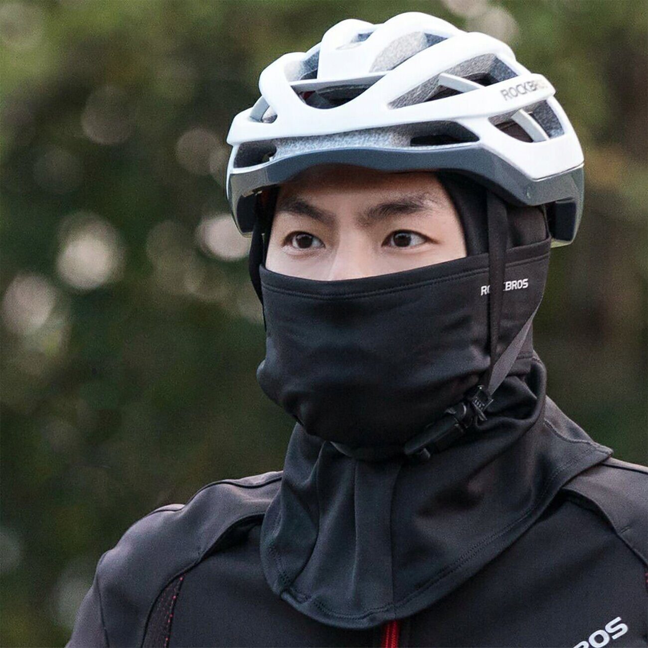 Rockbros LF7345BK sports balaclava insulated - black - imagine 7