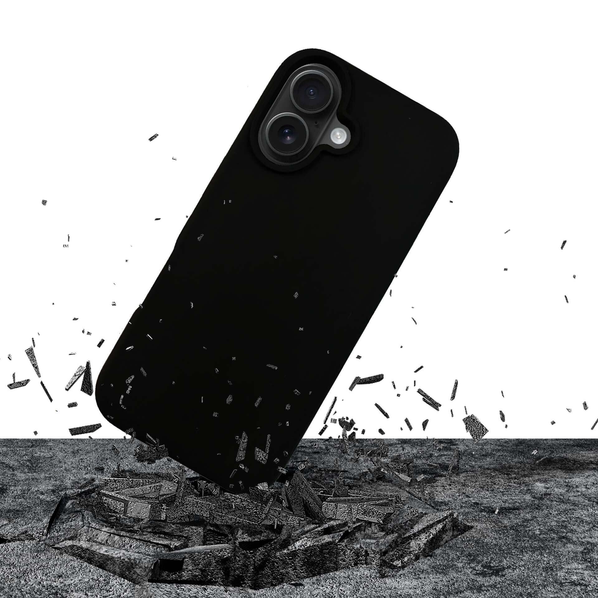 3mk Silicone Case for iPhone 16 Plus - Black - imagine 4