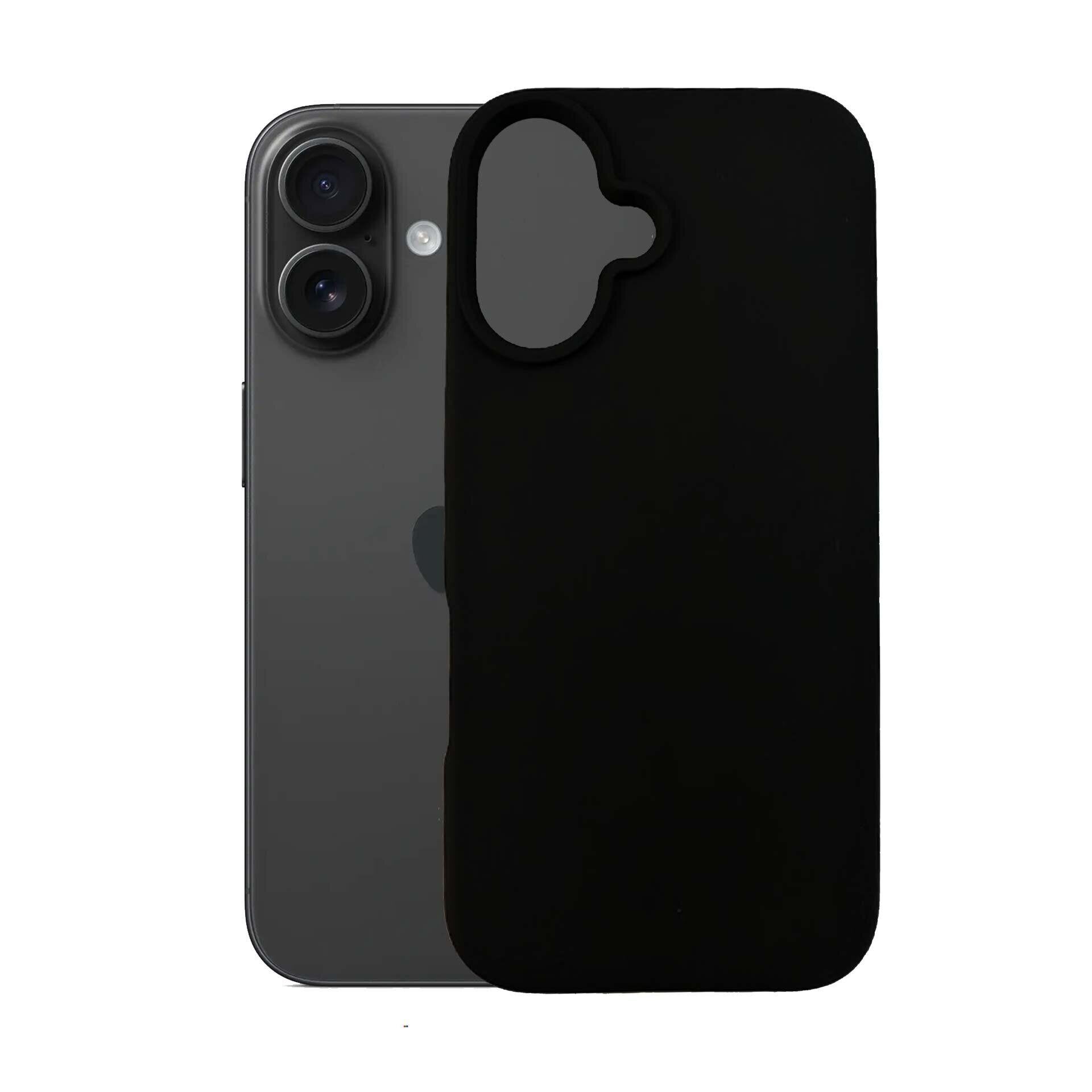 3mk Silicone Case for iPhone 16 Plus - Black - imagine 5