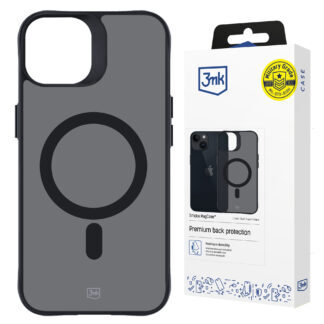 3mk Smoke MagCase with MagSafe for iPhone 15 - semi-transparent