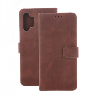 Smart Velvet case for iPhone 15 Plus 6,7" brown