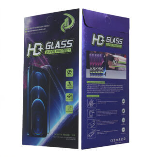Tempered glass 9D for iPhone 12 / 12 Pro 6,1" black frame