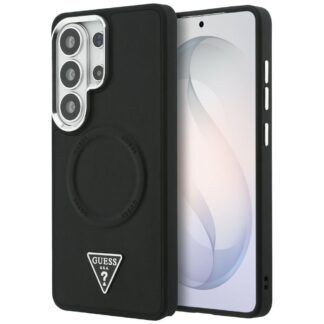 Guess case Embossed Ring Triangle Logo MagSafe for Samsung Galaxy S26 Ultra black