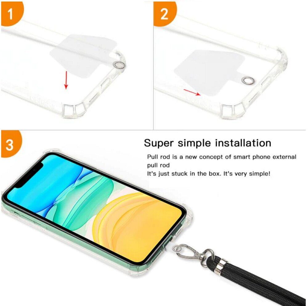 Universal neck strap for phones mint - imagine 6