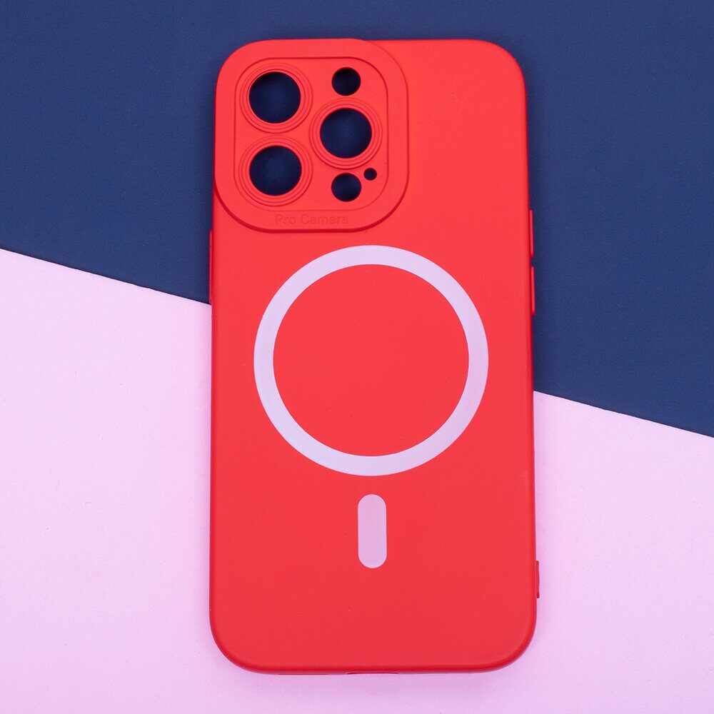 Silicon Mag case for iPhone 14 Pro 6,1" red - imagine 4