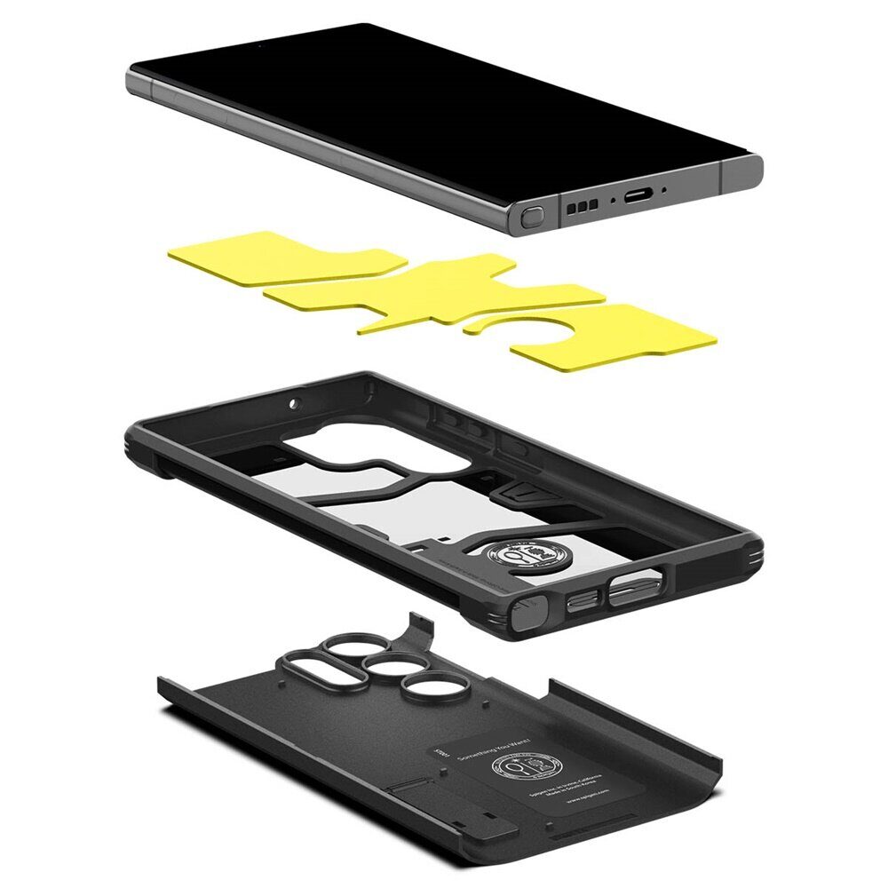 Spigen Tough Armor case for Samsung Galaxy S23 Ultra black - imagine 7