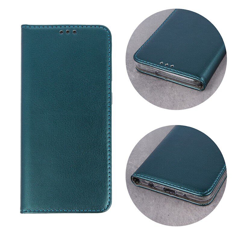 Smart Magnetic case for Oppo A40 4G (Global) / A40M 4G (Global) / A60 5G (Global) dark green - imagine 4
