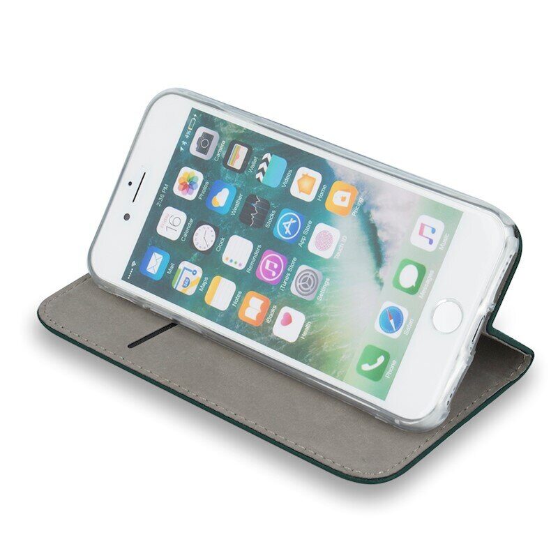 Smart Magnetic case for Oppo A40 4G (Global) / A40M 4G (Global) / A60 5G (Global) dark green - imagine 15