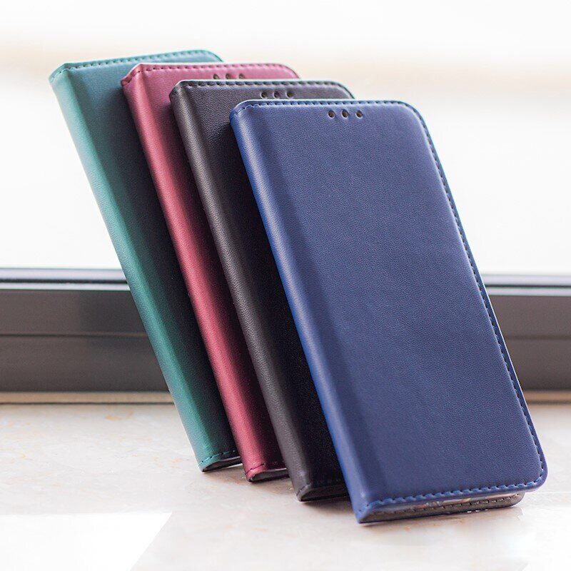 Smart Magnetic case for Oppo A40 4G (Global) / A40M 4G (Global) / A60 5G (Global) dark green - imagine 7