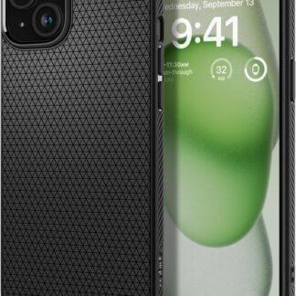 Spigen Liquid Air case for iPhone 15 Plus 6,7" matte black