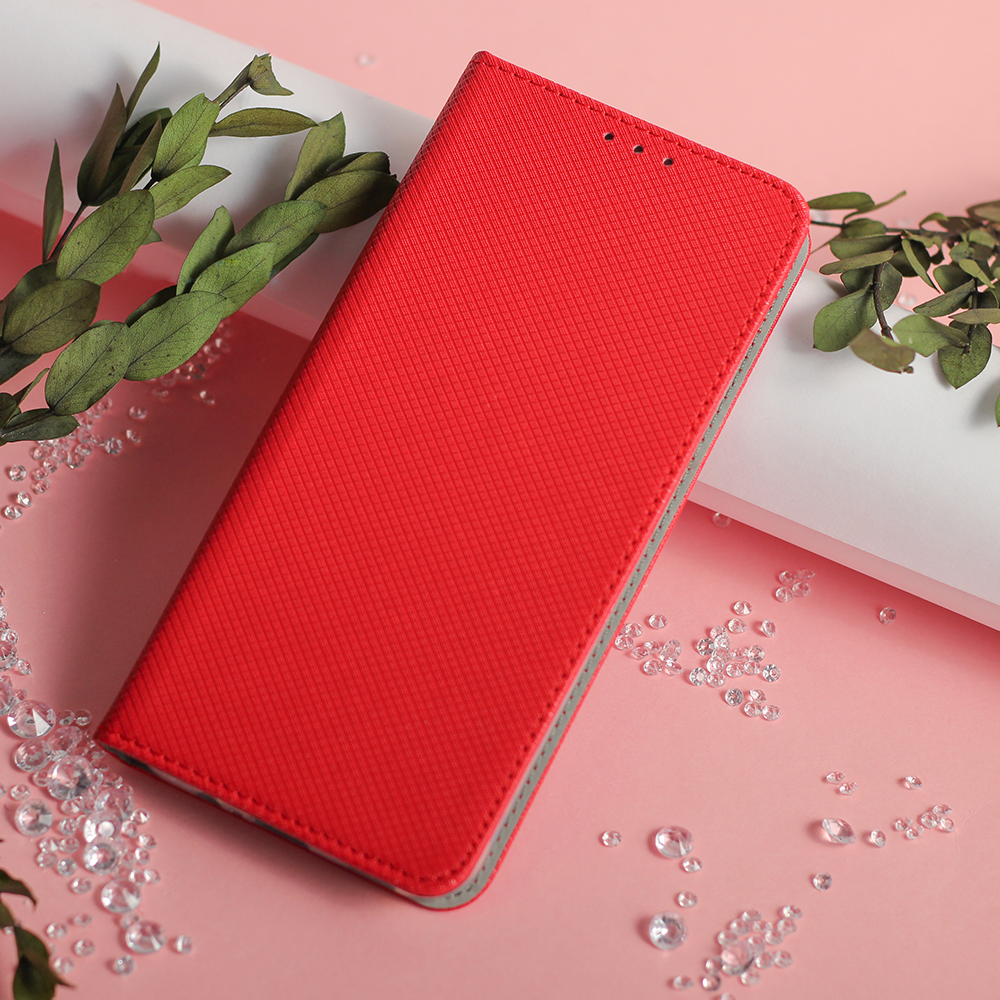 Smart Magnet case for Motorola Moto G85 red - imagine 7