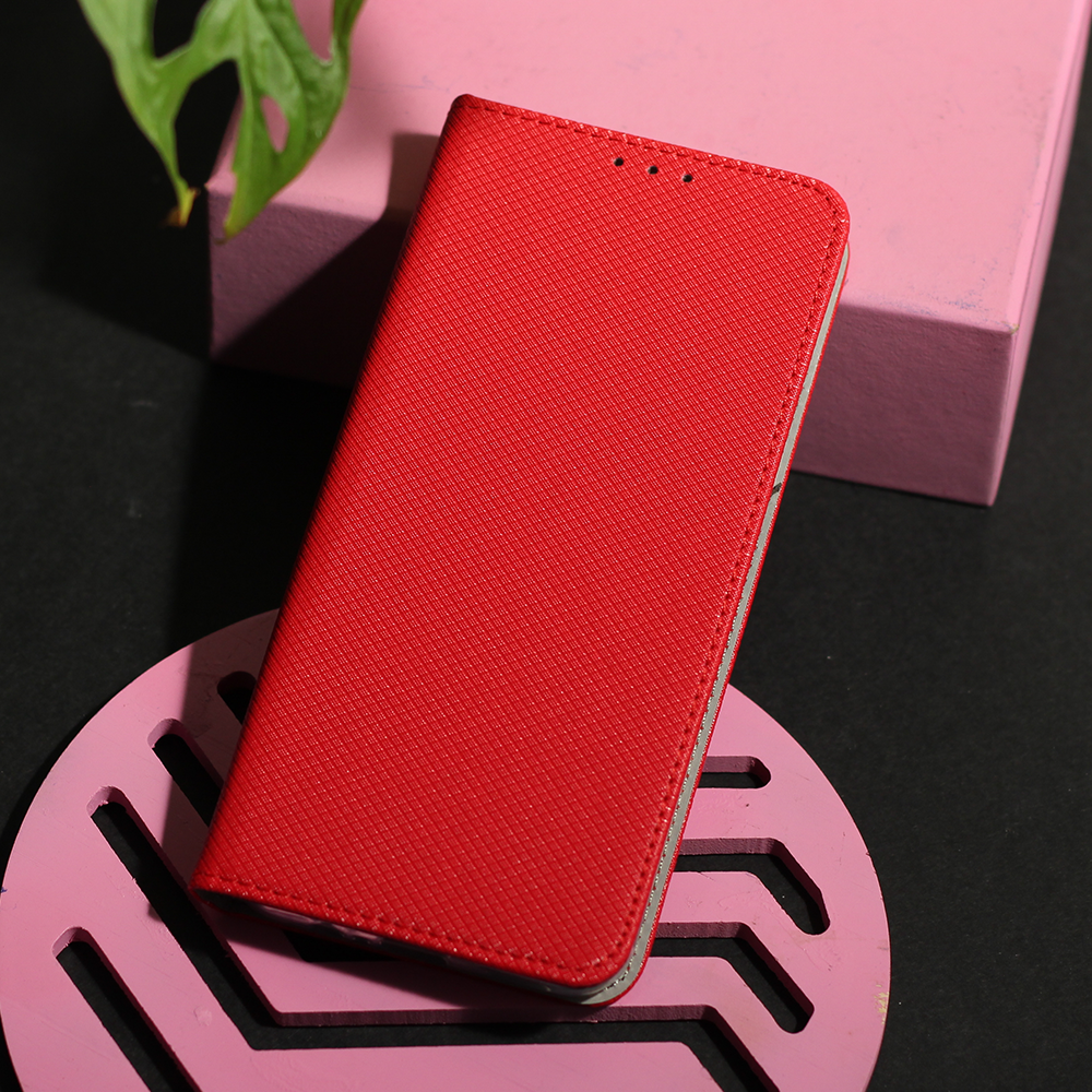 Smart Magnet case for Motorola Moto G85 red - imagine 8