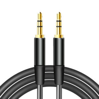 Maxlife audio cable jack 3.5 mm - jack 3.5 mm 1m black