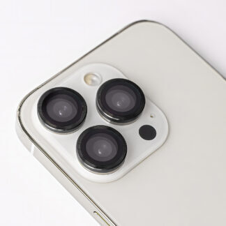 Set of lens glasses for Samsung Galaxy S24 black frame (3pcs)