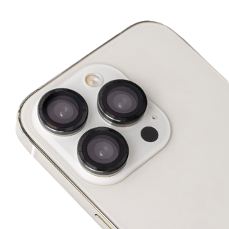 Set of lens glasses for iPhone 14 / 14 Plus black frame (2 pcs)