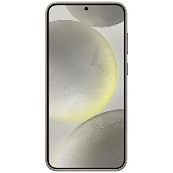 Samsung Vegan Leather Cover for Samsung Galaxy S24 Plus beige - imagine 2