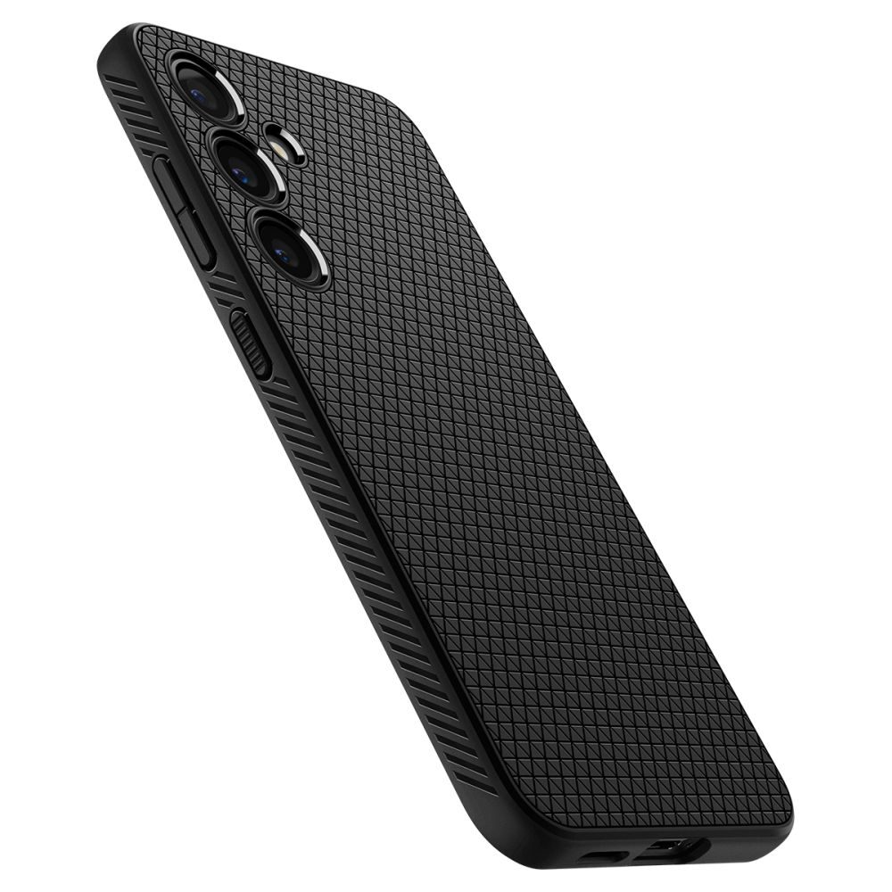 Spigen Liquid Air case for Samsung Galaxy S24 matte black - imagine 8