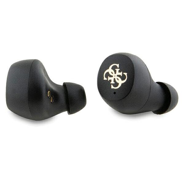 Guess Bluetooth earphones GUTWSP4EGB TWS ENC 4G PU METAL LOGO blue - imagine 5