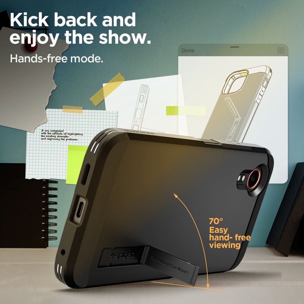 Spigen Tough Armor case for Samsung Galaxy Xcover 7 black - imagine 9