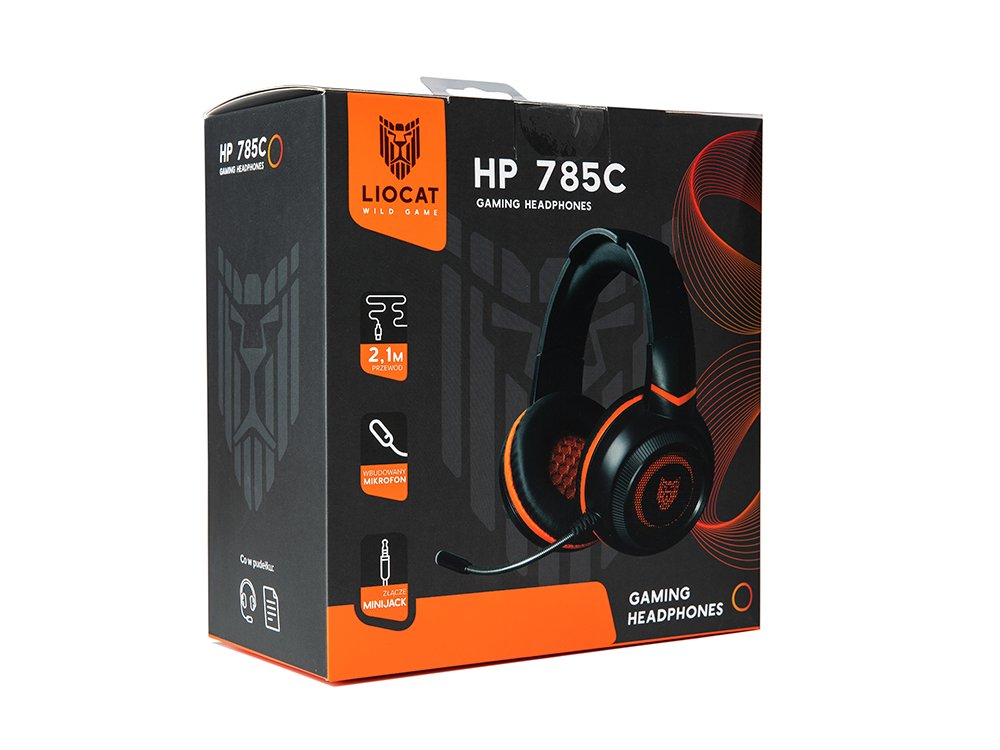 Liocat gaming headphones HP 785C black - imagine 5
