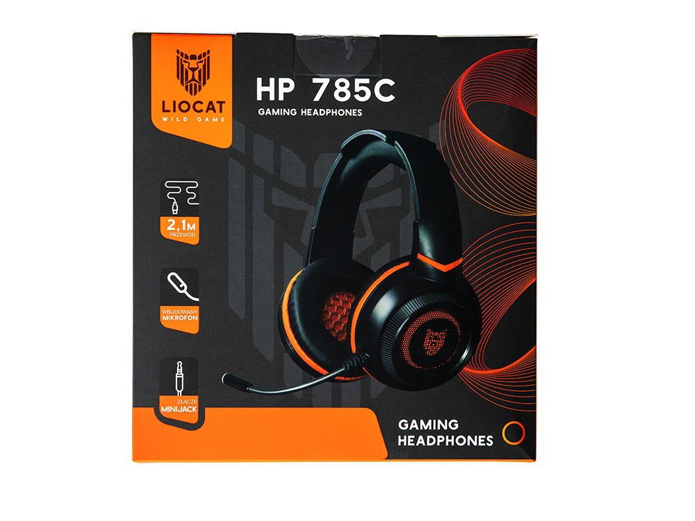 Liocat gaming headphones HP 785C black - imagine 4