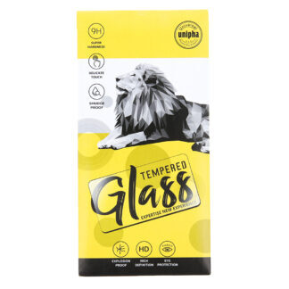 Tempered glass 9D for Honor X7a black frame