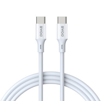 BWOO Cable USB-C - USB-C 1m 60W ABS + TPE X282 C-C white