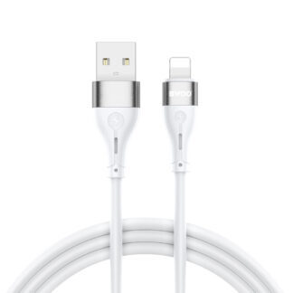 BWOO Cable USB - Lightning 1m 3A Minimalist Silicone White X280L