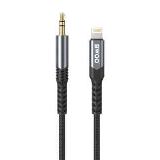 BWOO Cable AUX 3.5mm - Lightning BO-AUX068 black