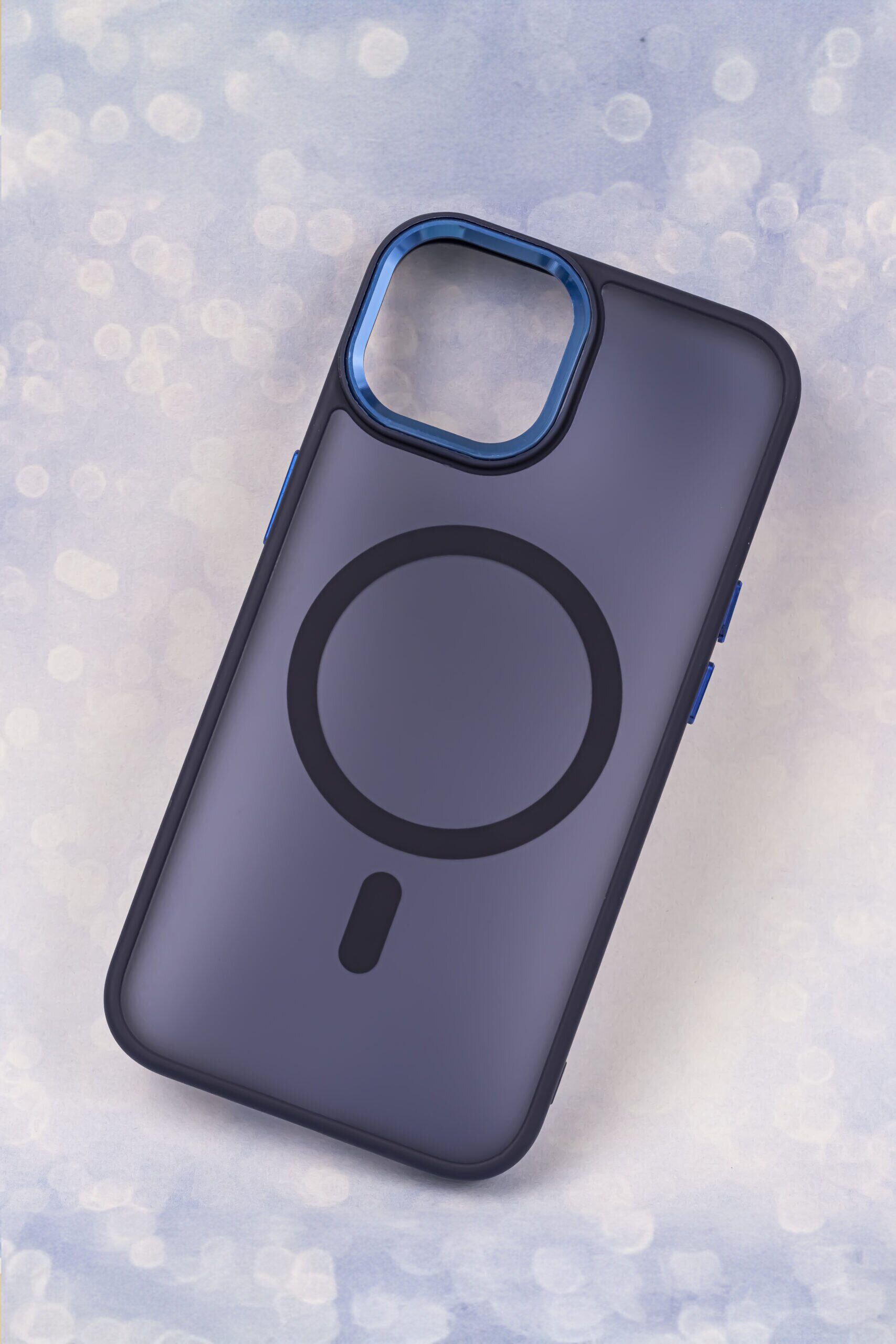 Frozen Mag case for iPhone 16 Pro 6,3" navy blue - imagine 10