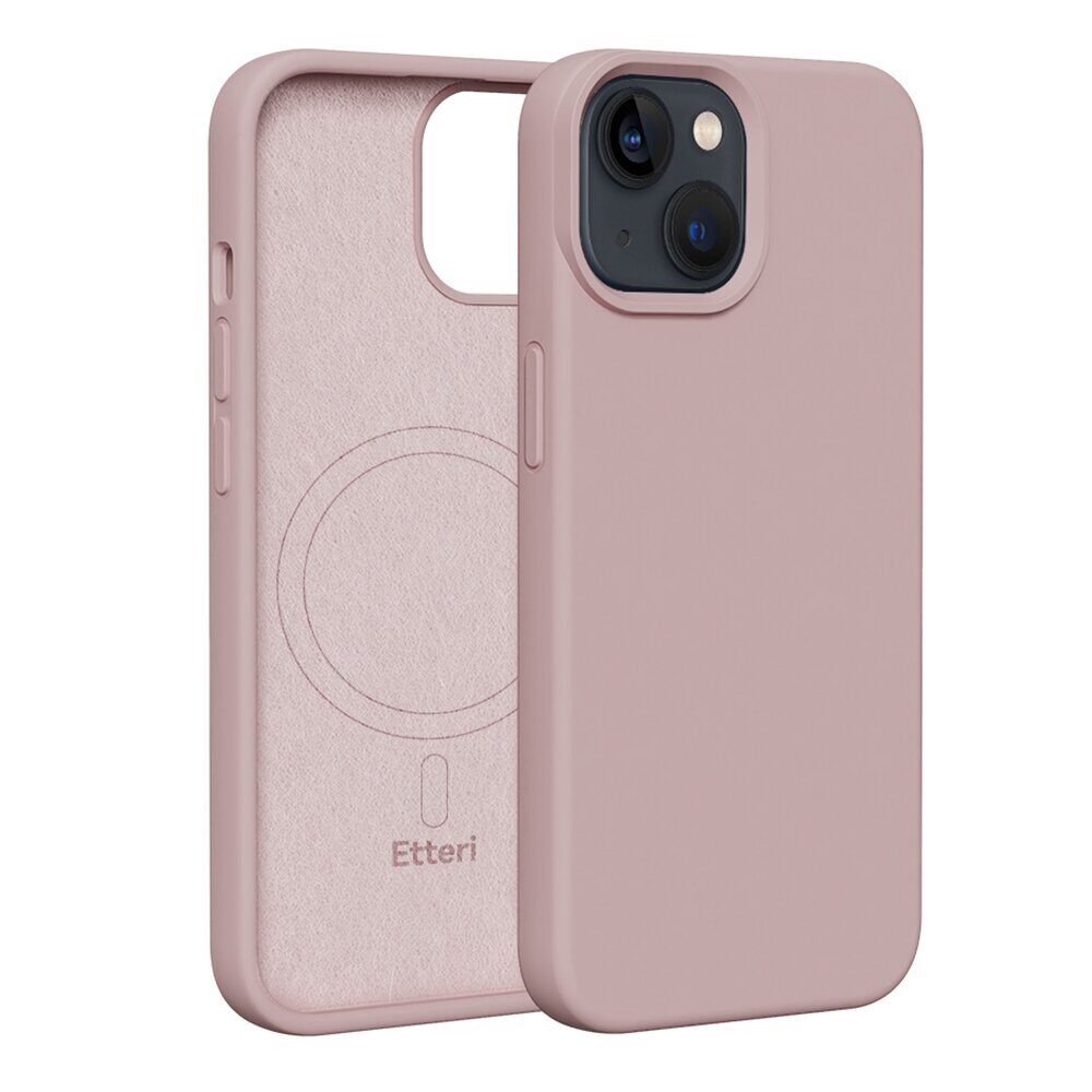 Etteri Silicone Mag case for iPhone 14 6,1" light pink - imagine 2