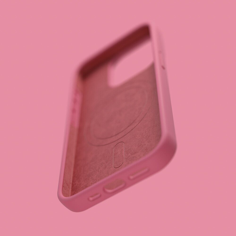 Etteri Silicone Mag case for iPhone 12 / 12 Pro 6,1" raspberry - imagine 8