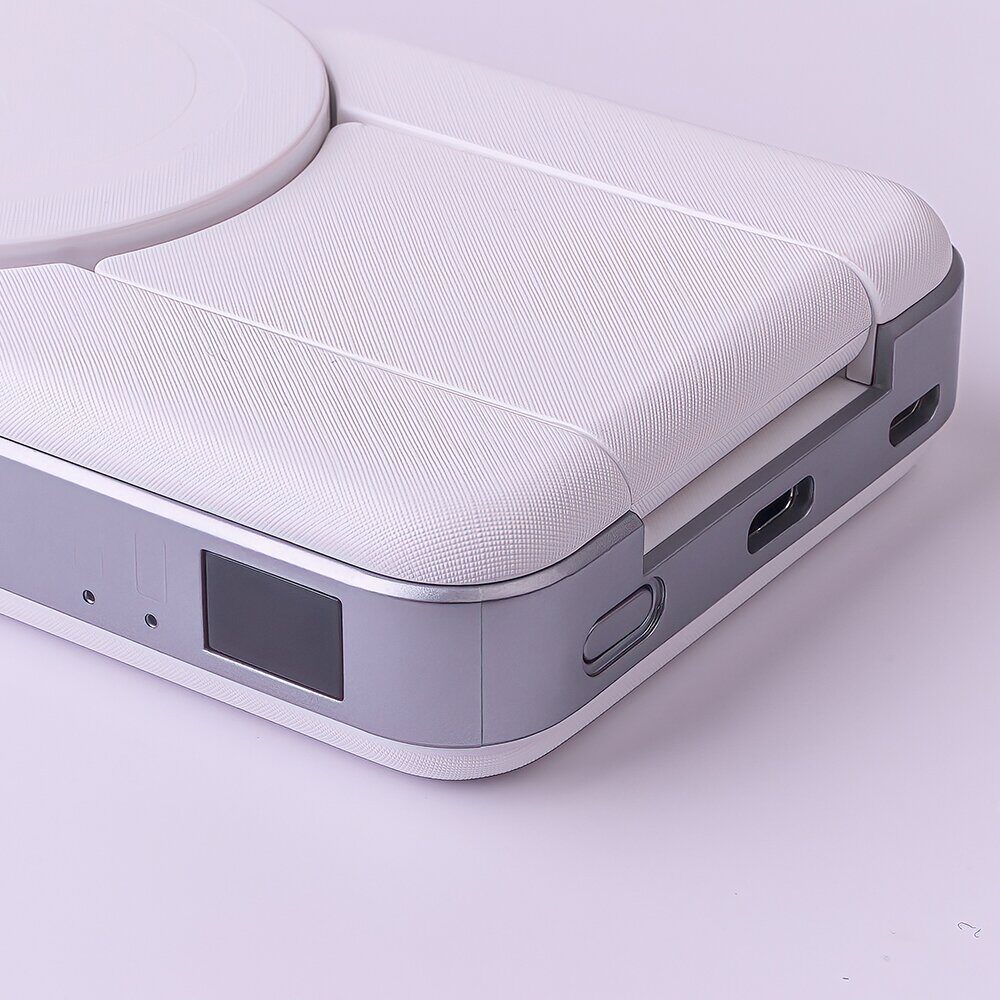 Forever wireless power bank MATB-300 10000 mAh magnetic 3in1 white - imagine 13