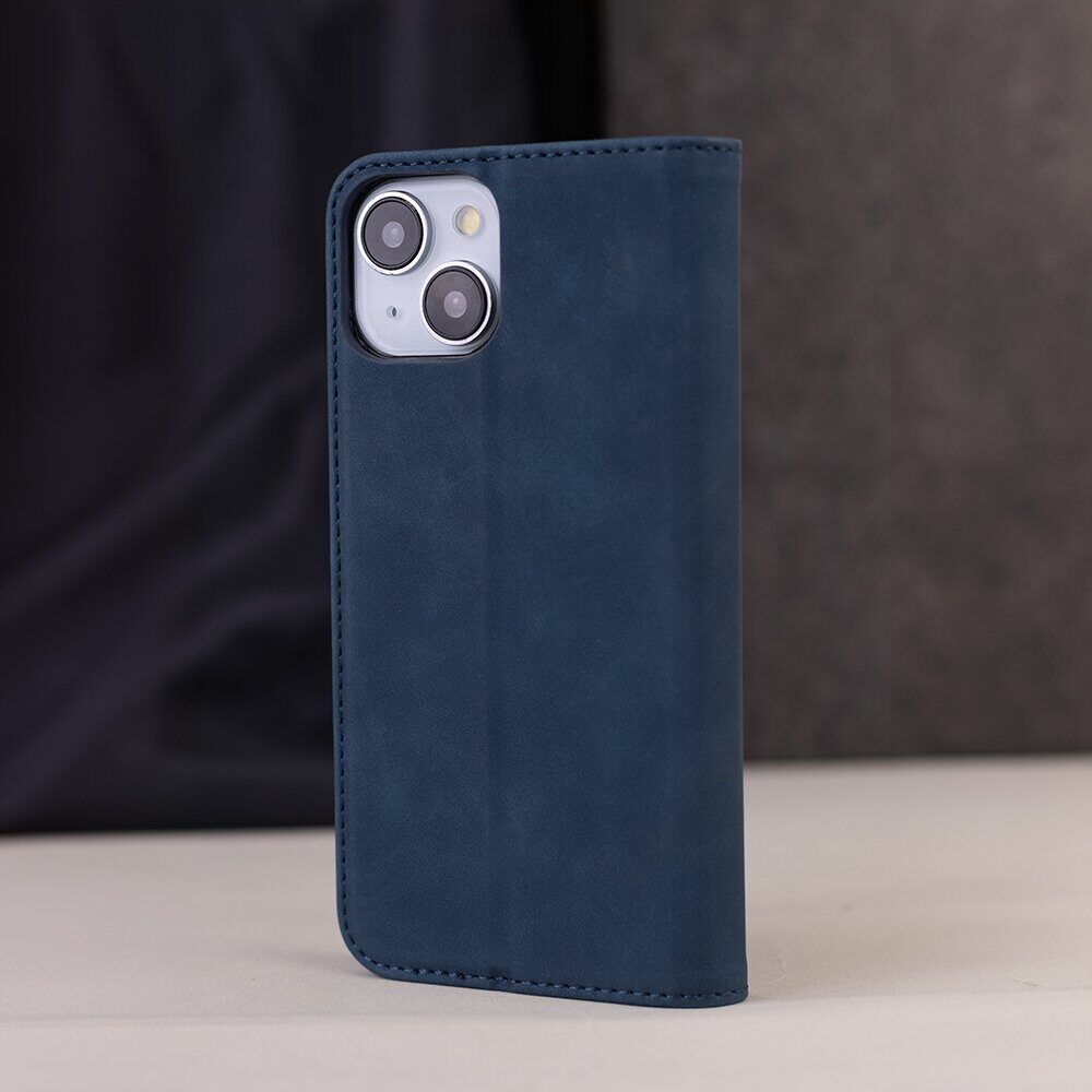Smart Suede case for iPhone 17 Pro Max 6,9" / iPhone 18 Pro Max 6,9 navy blue - imagine 9