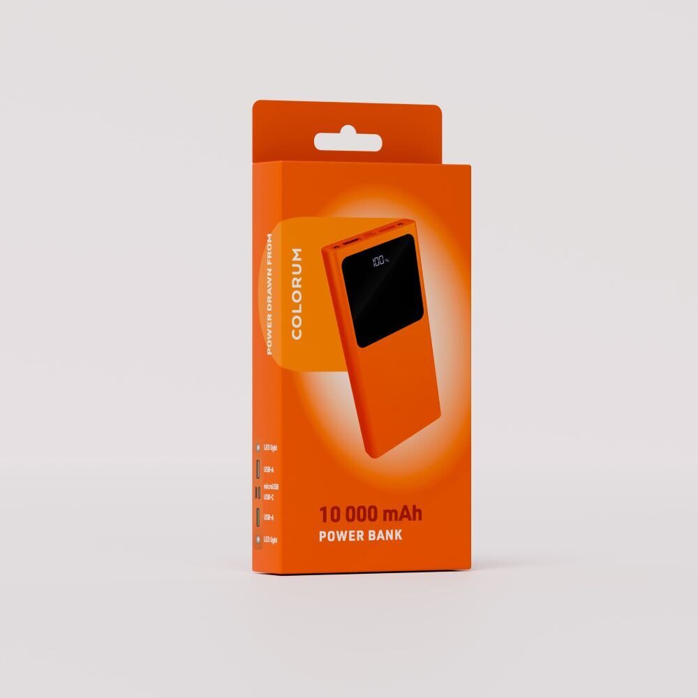 COLORUM Power bank 10 000 mAh CPB10-10 xOrange - imagine 3