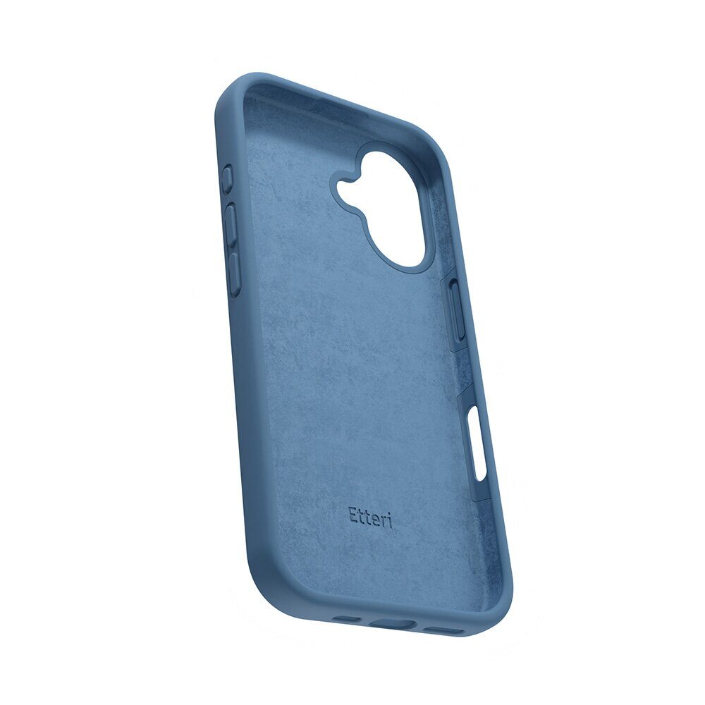 Etteri Silicone case for iPhone 16 Plus 6,7" dark blue - imagine 4