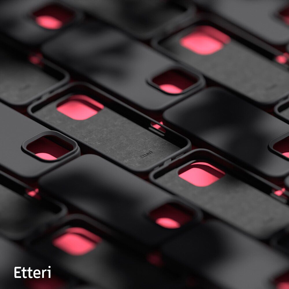 Etteri Silicone case for iPhone 16 Pro Max 6,9" black - imagine 8
