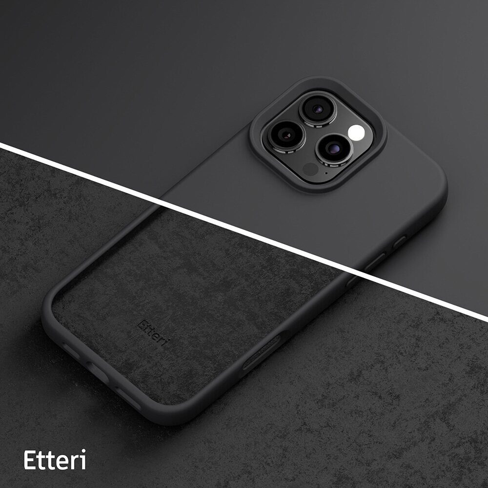 Etteri Silicone case for iPhone 16 Pro Max 6,9" black - imagine 10