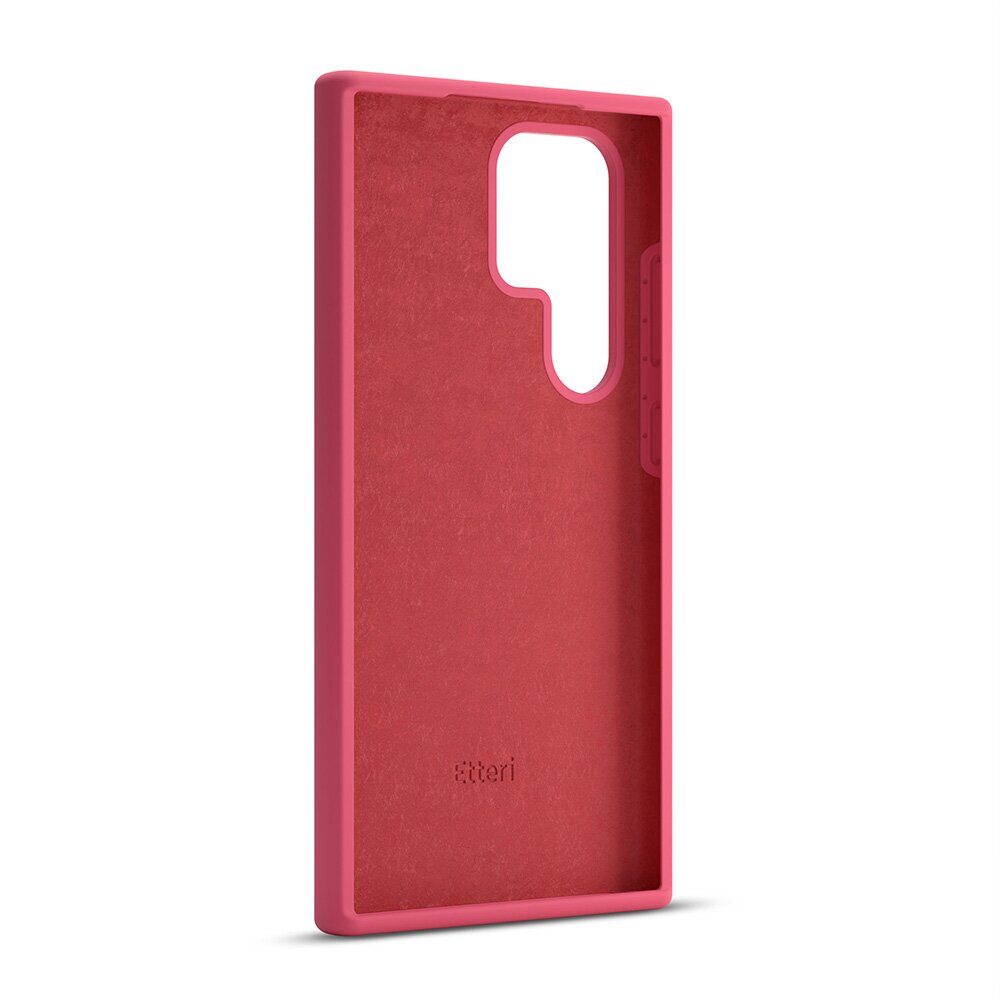 Etteri Silicone case for Samsung Galaxy S25 Ultra raspberry - imagine 2