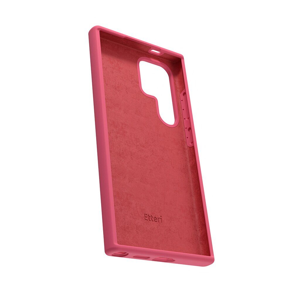 Etteri Silicone case for Samsung Galaxy S25 Ultra raspberry - imagine 4