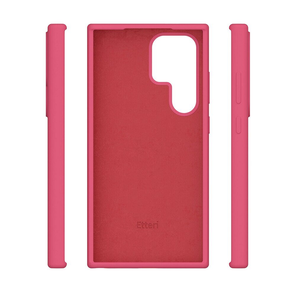 Etteri Silicone case for Samsung Galaxy S25 Ultra raspberry - imagine 6