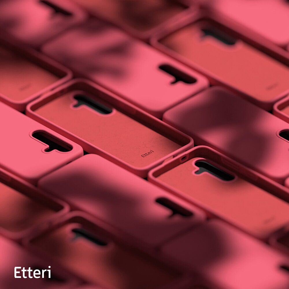 Etteri Silicone Mag case for Samsung Galaxy S25 Edge raspberry - imagine 10