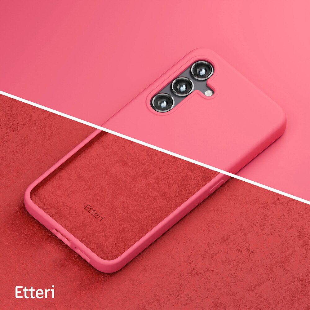 Etteri Silicone Mag case for Samsung Galaxy S25 Edge raspberry - imagine 12