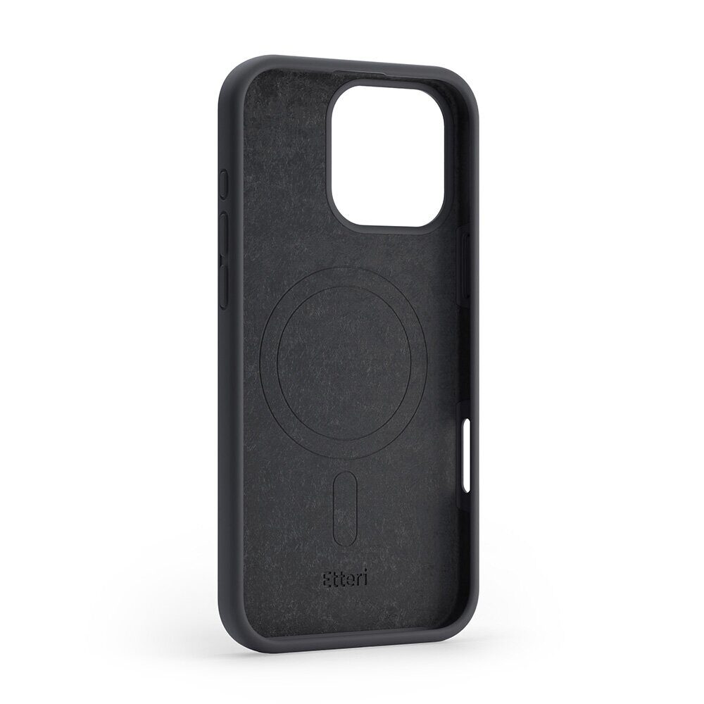 Etteri Silicone Mag case for iPhone 16 Pro Max 6,9" black - imagine 2