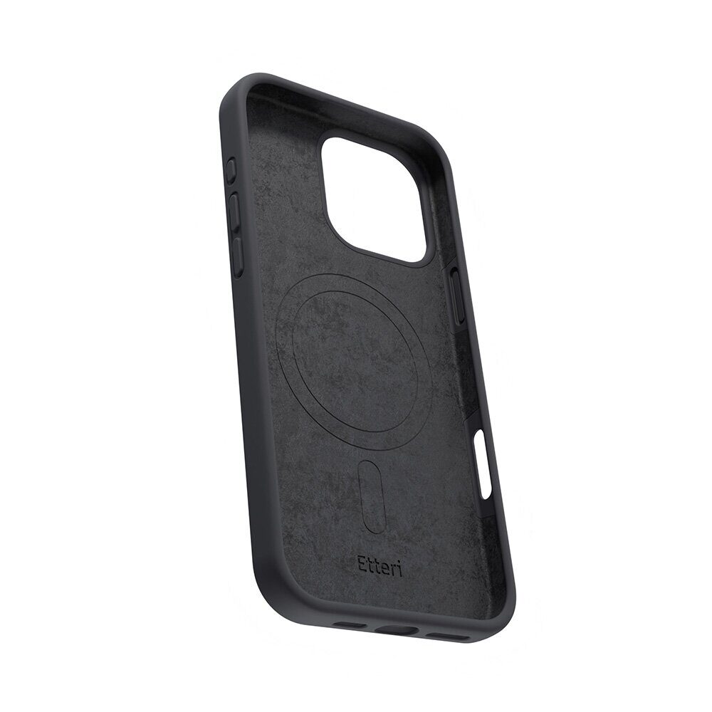 Etteri Silicone Mag case for iPhone 16 Pro Max 6,9" black - imagine 4