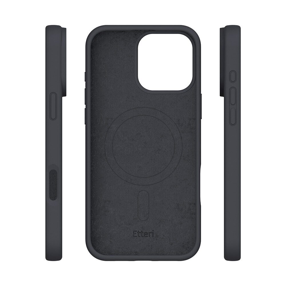 Etteri Silicone Mag case for iPhone 16 Pro Max 6,9" black - imagine 6