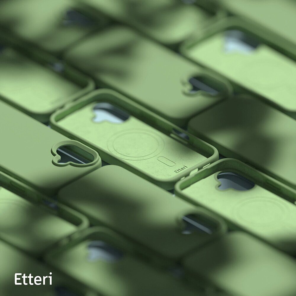 Etteri Silicone Mag case for iPhone 16 6,1" light green - imagine 9
